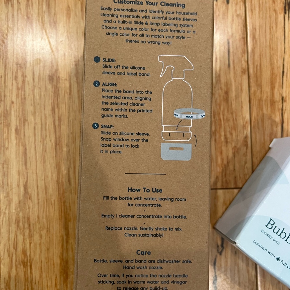 Grove Co. Reusable Cleaning Bottle - Gray - Picture 2 of 2